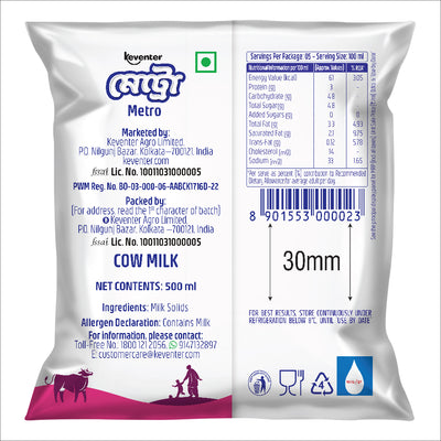 METRO COW MILK 500ML