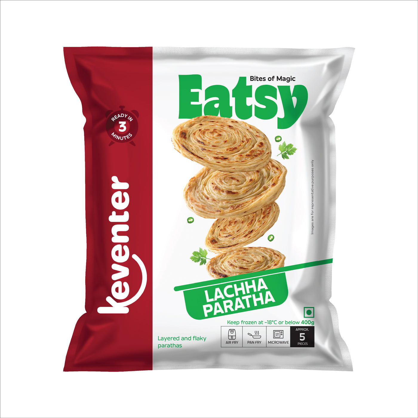 Keventer Lachha Paratha - 400 g – Shopkeventer.com