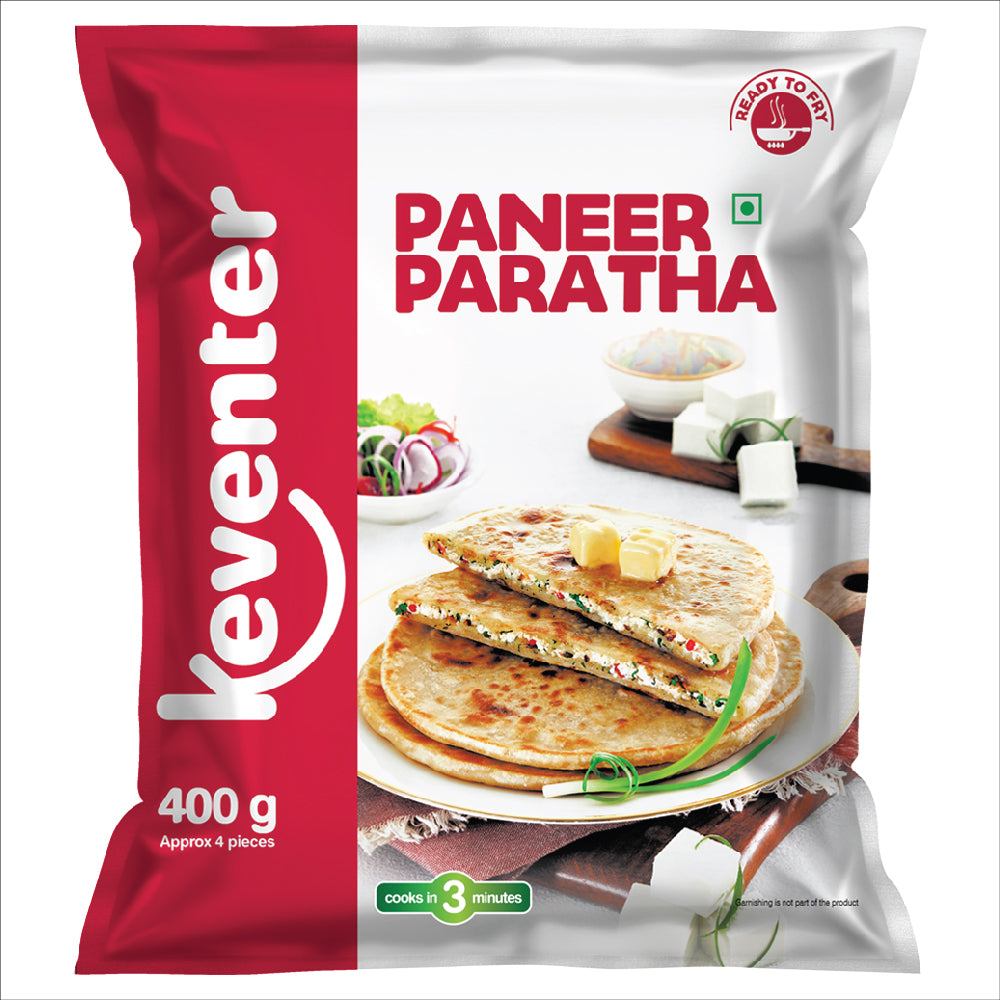Keventer Paneer Paratha - 400 Gms