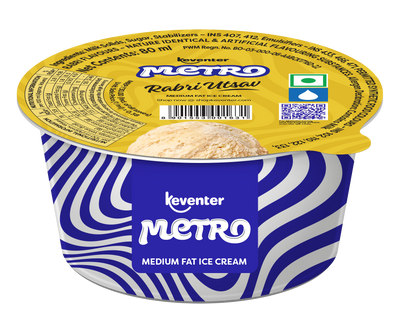 Keventer Metro Rabri Utsav Cup Ice Cream - 80ml