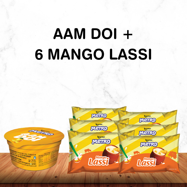 Aam Doi + 6 Mango Lassi