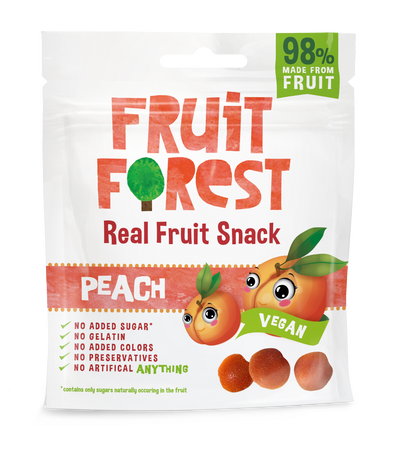 Fruit Forest Real Fruit Snack - Peach