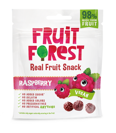 Fruit Forest Real Fruit Snack - Raspberry