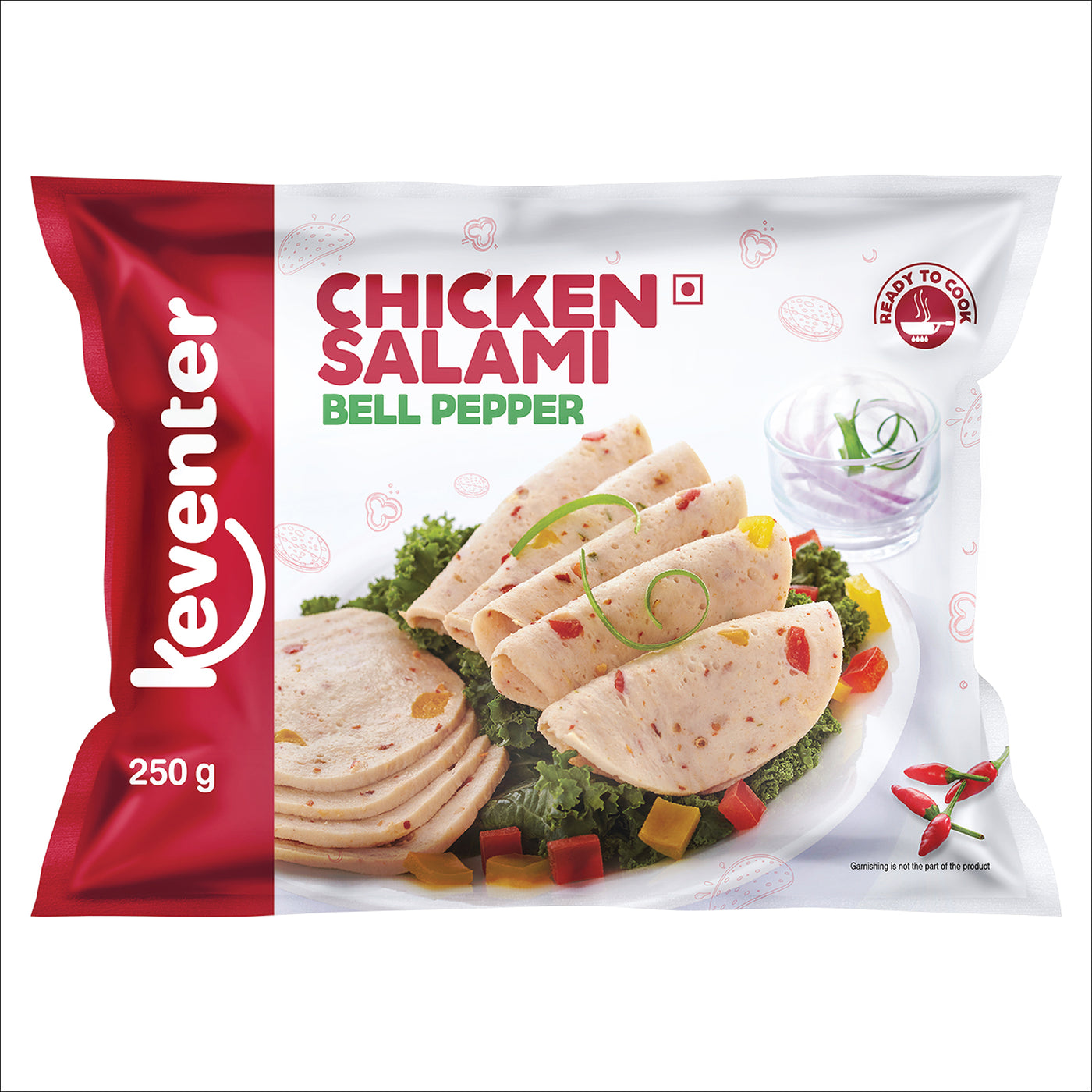 Keventer Chicken Salami Bell Pepper - 250 gms