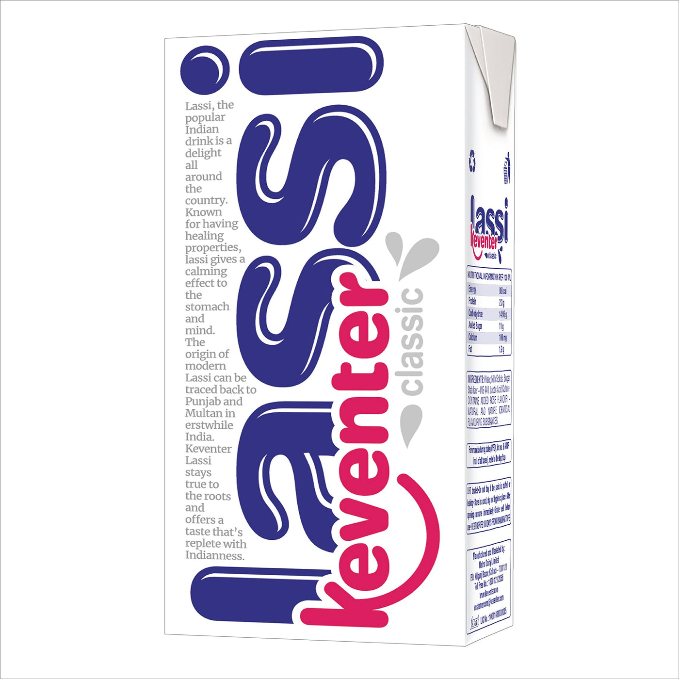 Keventer Classic Lassi - (Pack of 30x150 ml)