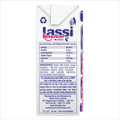 Keventer Classic Lassi - (Pack of 30x150 ml)