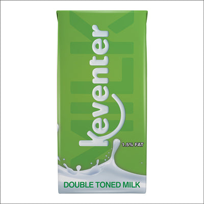 Keventer UHT Double Toned Milk - 1 Ltr