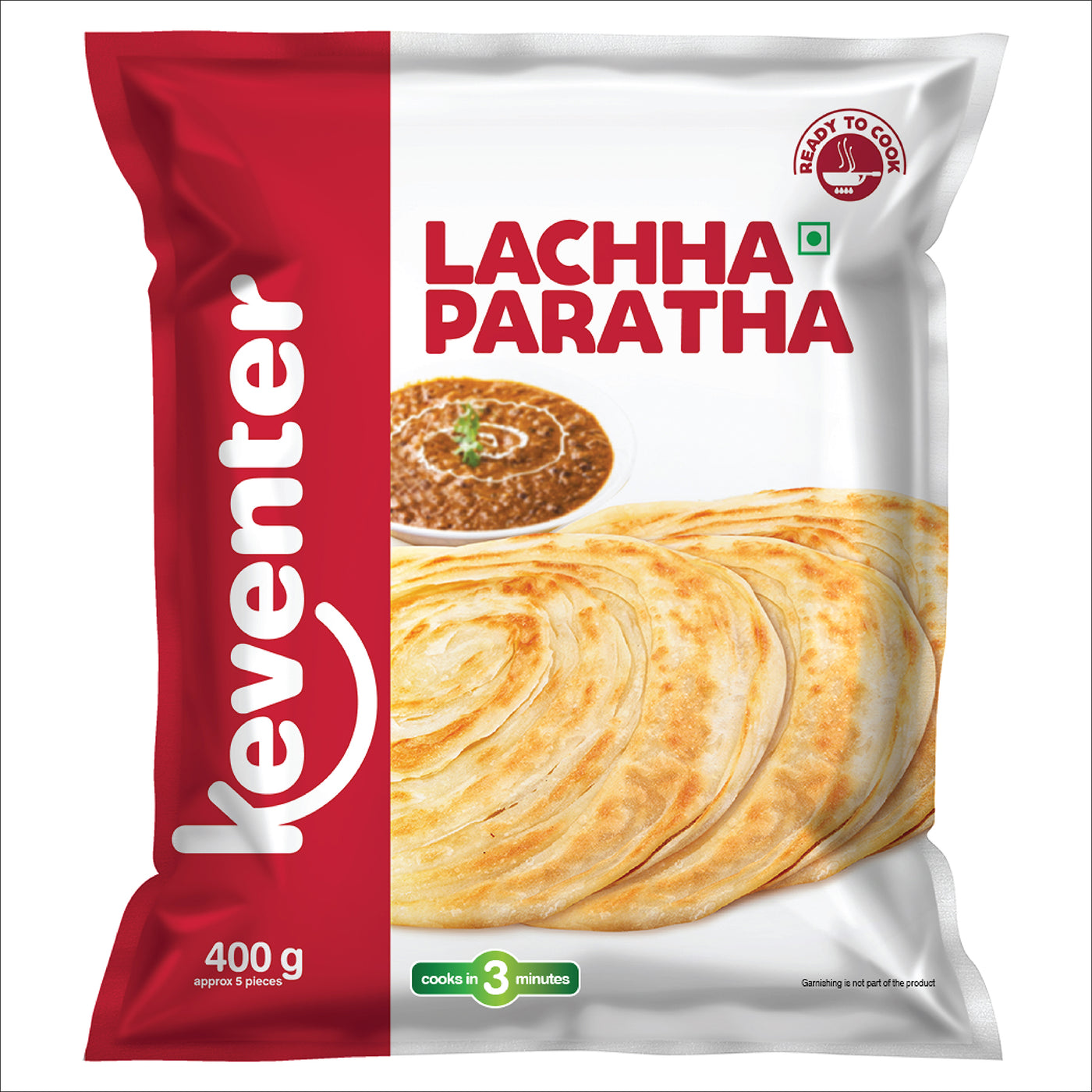 Keventer Lacha Paratha - 400 gms