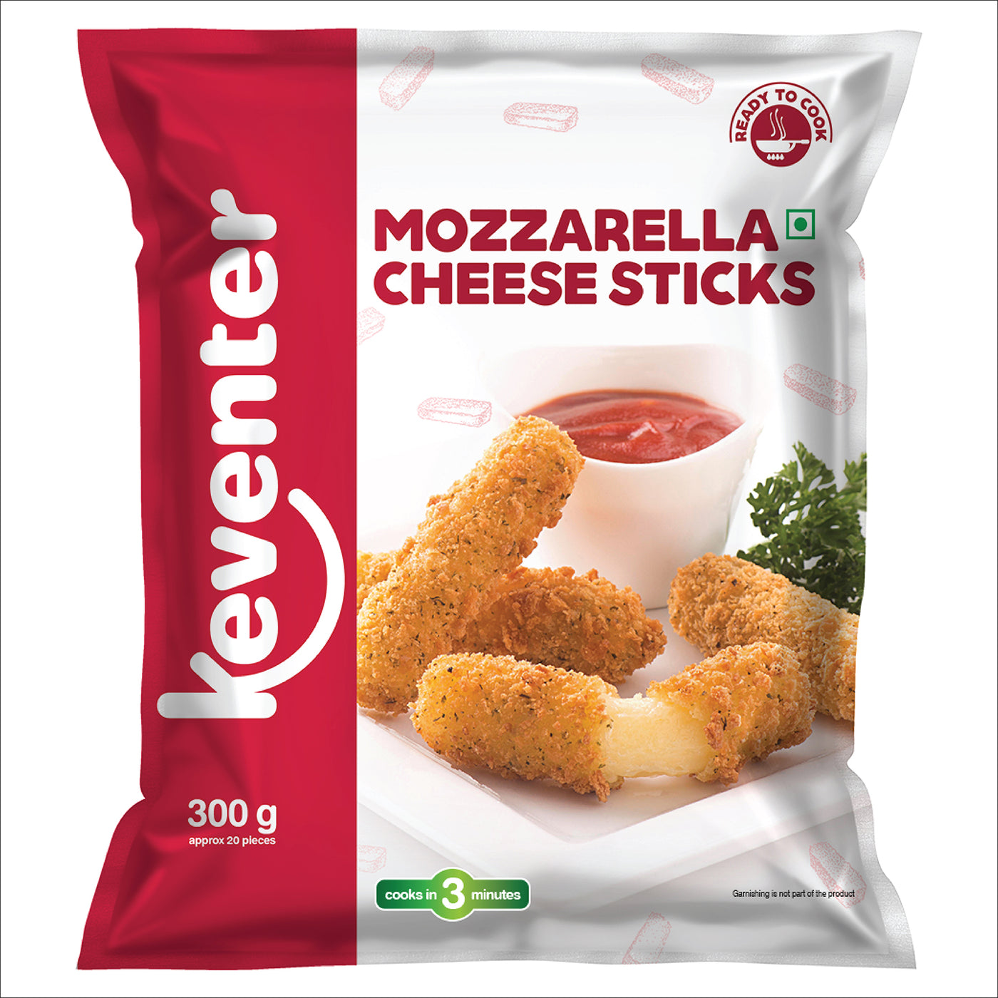 Keventer Mozzarella Cheese Stick - 300 gms