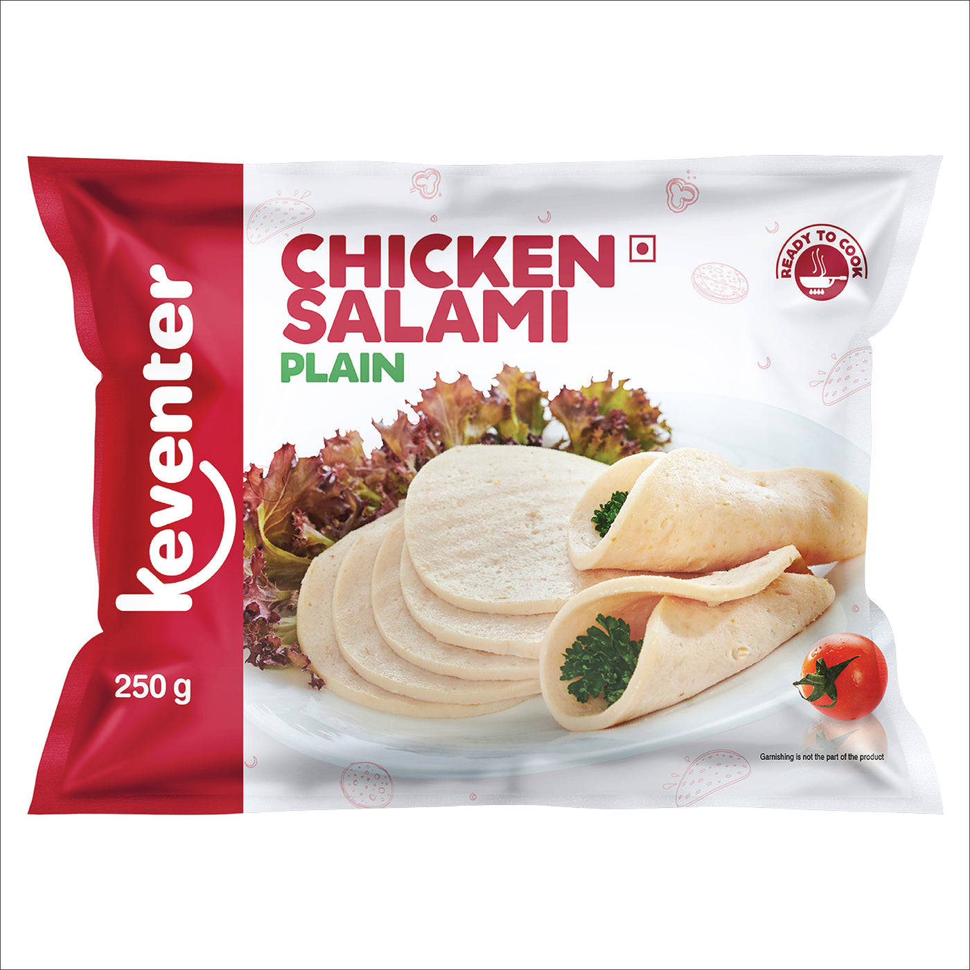 Keventer Chicken Salami Plain - 250 gms