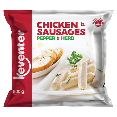 Keventer Chicken Sausages Pepper & Herb - 500 gms