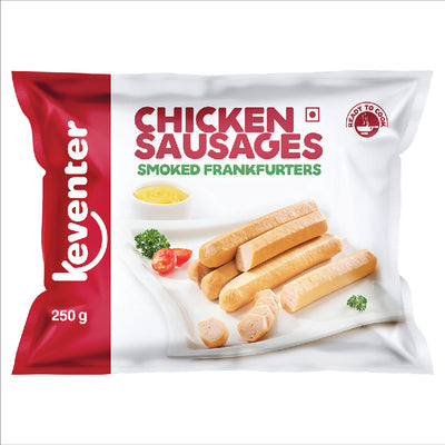 Keventer Chicken Sausages Smoked Frankfurters - 250 gms