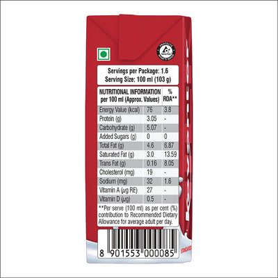 Keventer UHT Standardised Milk - 125 ml
