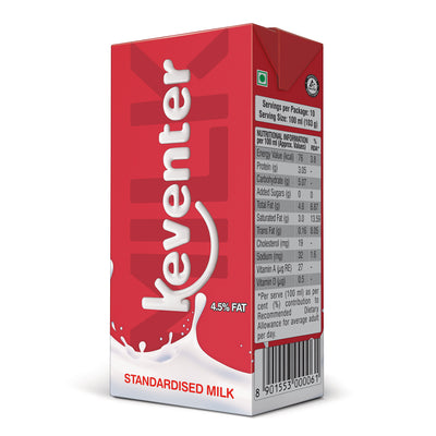 Keventer UHT Standardised Milk - 125 ml