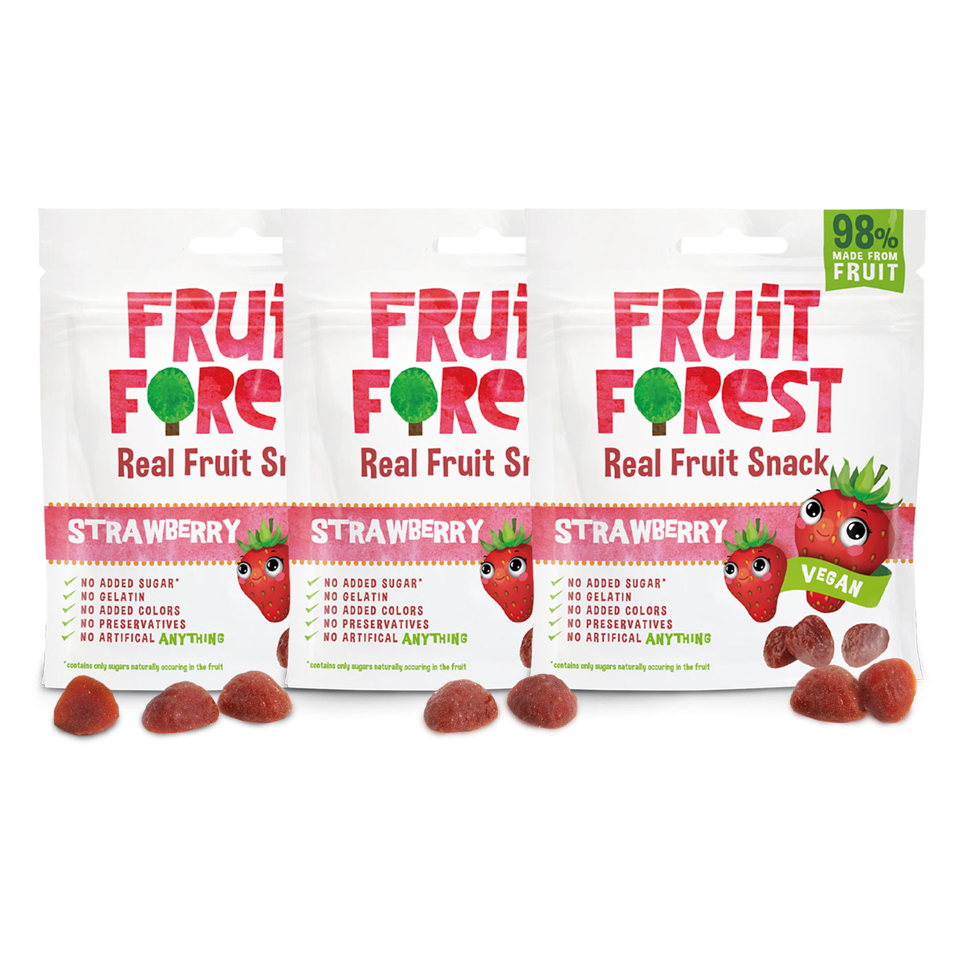 Fruit Forest Real Fruit Snack - Strawberry