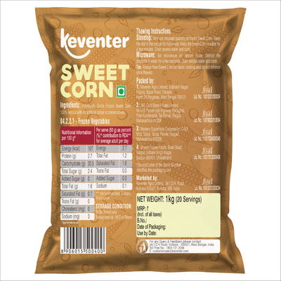Keventer Sweet Corn - 1Kg