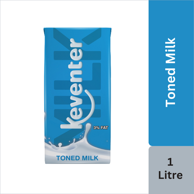 Keventer UHT Toned Milk - 1 Ltr