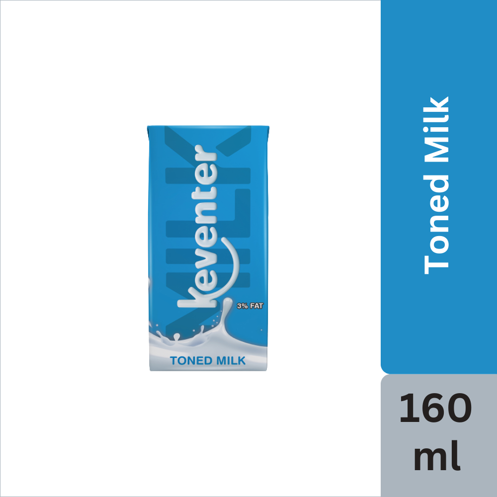 Keventer UHT Toned Milk - 160 ml