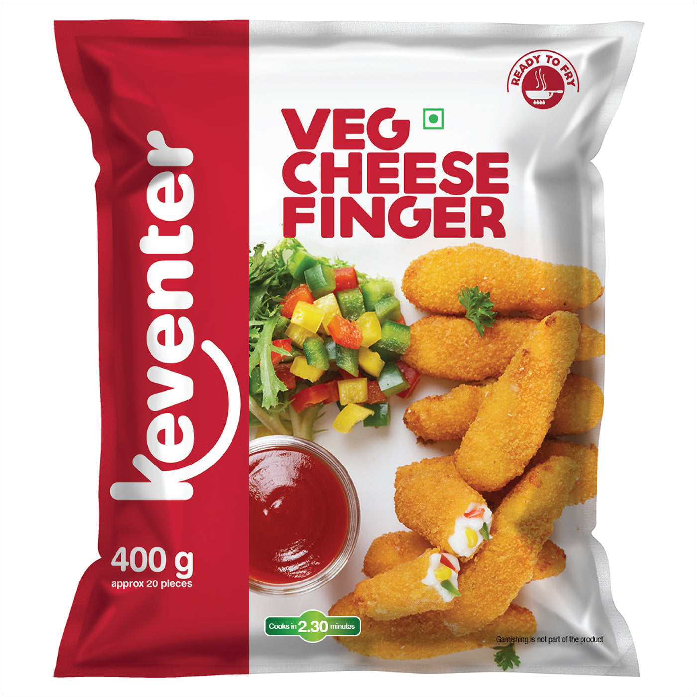 Keventer Veg Cheese Finger - 400 gms
