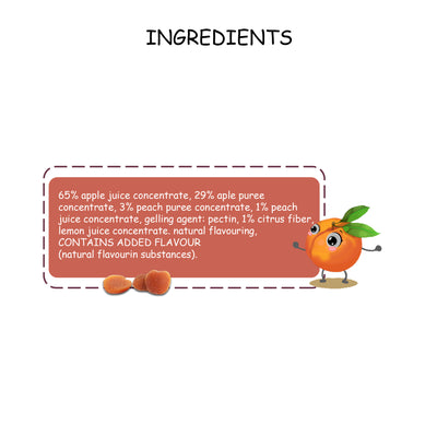 Fruit Forest Real Fruit Snack - Peach